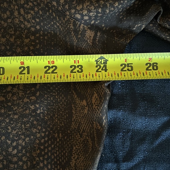 Versace Brown and Gold Silk Shirt - Picture 11 of 13